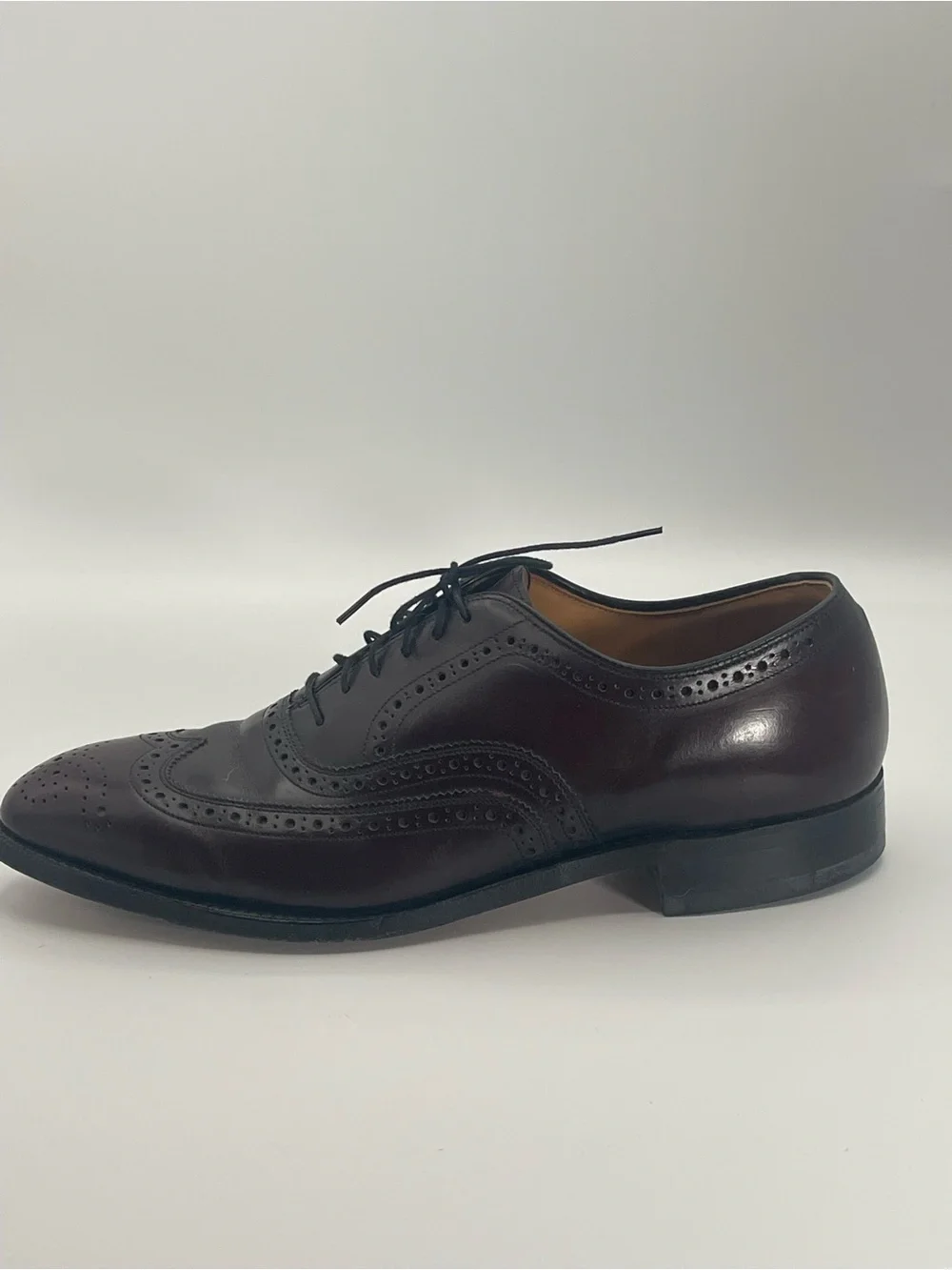 Johnston & Murphy Vintage Made in USA Wingtip Oxfords 9D